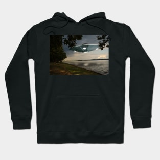 UFO Over Lake Hoodie